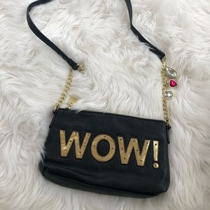 Betsy Johnson Evening Bag Black/Gold